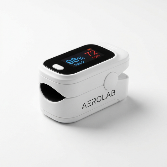 Aerolab fingertip pulse oximeter free gift