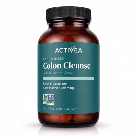 Activea Colon Cleanse — oxygen-based digestive cleanse, 60 capsules amber bottle